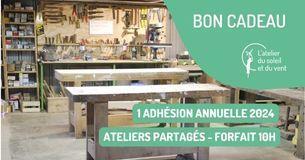 Bon Cadeau - Adhésion 2024 + Forfait 10h