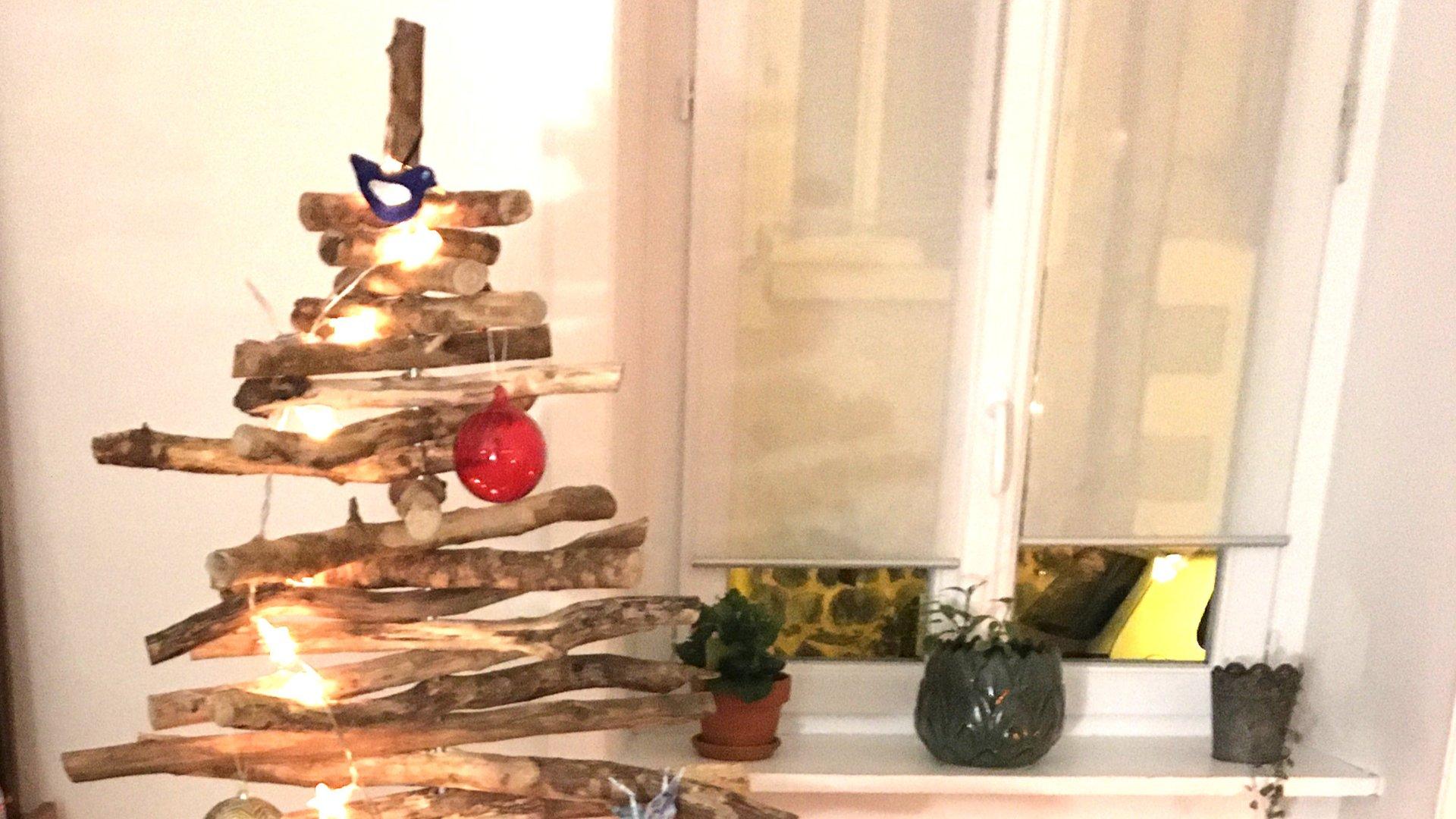 Sapin de Noël en bois
